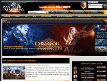 Tablet Screenshot of jeux-mmorpg.com
