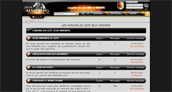 Desktop Screenshot of forum.jeux-mmorpg.com