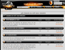Tablet Screenshot of forum.jeux-mmorpg.com